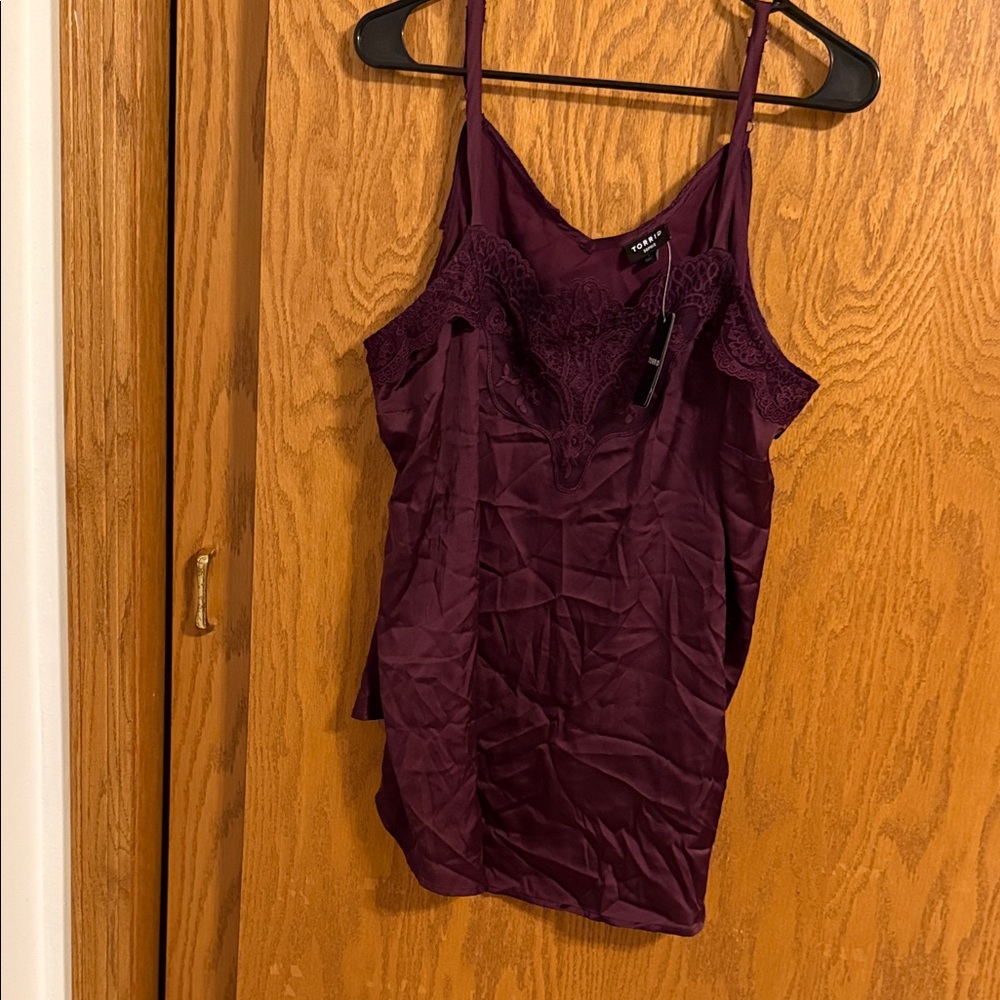 Torrid Deep Purple Lace Cami Top